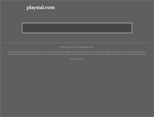 Tablet Screenshot of playstal.com